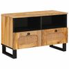 vidaXL TV Cabinet with Drawer Brown 70 x 33x 46 cm Solid Mango Wood