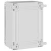 vidaXL Control Cabinet Grey 28 x 13 x 28 cm ABS Plastic