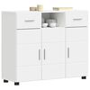 vidaXL Sideboard with Drawer White 88.5 x 30.5 x 73 cm Engineered Wood