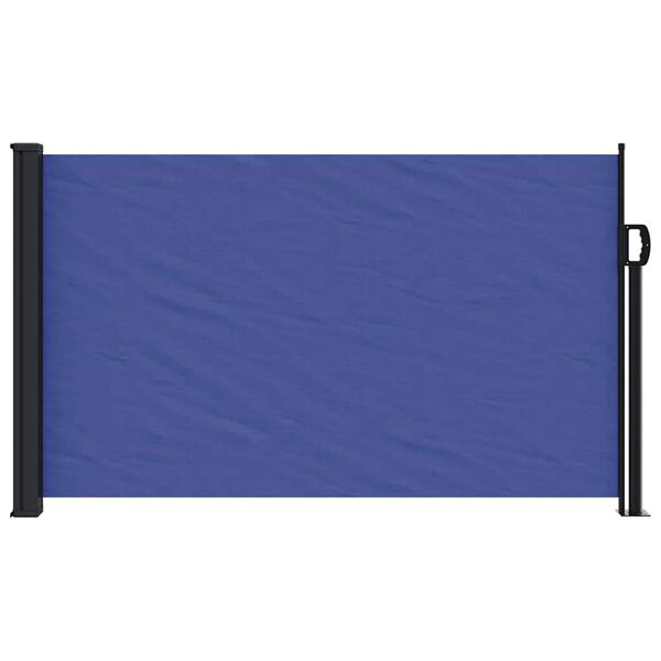vidaXL Retractable Side Awning Blue 117x300 cm