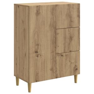 vidaXL Sideboard Artisan Oak 66 x 34.5 x 90 cm Engineered Wood