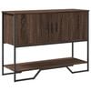 vidaXL Console Table Brown Oak 100x35x74,5 cm Engineered Wood