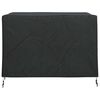 vidaXL Furniture Cover Plain Black 110 x 84 x 70 cm 210D Oxford Fabric