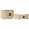 vidaXL Storage Cabinet 2 pcs Sonoma Oak 108 x 41 x 40 cm