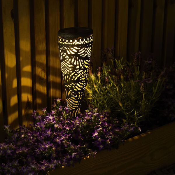 Luxform Solar LED Garden Light Torch Jersey 2 pcs Metal