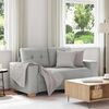 vidaXL Sofa Cloud Grey 160 x 77 x 82 cm Fabric