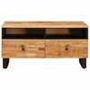 vidaXL Coffee Table Brown 89 x 59.5 x 17 cm Solid Mango Wood