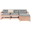 vidaXL 4 Piece Garden Sofa Set Solid Wood Douglas Fir