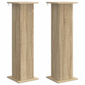 vidaXL Plant Stand 2 pcs Sonoma Oak 30.5 x 30 x 100.5 cm