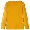 Kids' T-shirt with Long Sleeves Ochre 140