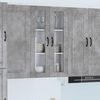 vidaXL Kitchen Cabinet Concrete Grey 60 x 31 x 100 cm Engineered Wood