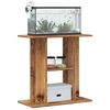 vidaXL Aquarium Stand Old Wood 60x30x60 cm Engineered Wood