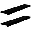 vidaXL Window Sills 2 pcs&nbsp;Dark Brown 100x20x2 cm Solid Wood Oak