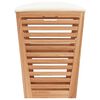 vidaXL Bathroom Stool 40.5x40.5x56 cm Solid Wood Walnut