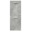 vidaXL 3 Piece Bathroom Furniture Set Concrete Grey Engineered Wood