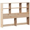 vidaXL Bed Frame without Mattress 150x200 cm King Size Solid Wood Pine