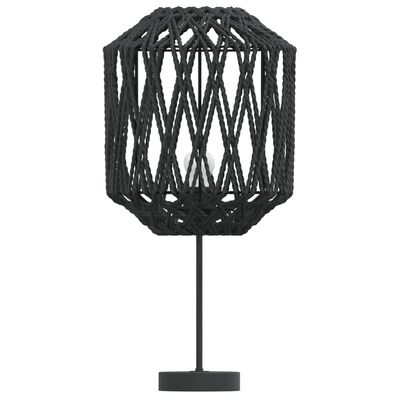vidaXL Lamp Shade Black Ø23x28 cm Iron and Paper