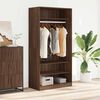 vidaXL Wardrobe Brown Oak 100x50x200 cm Engineered Wood
