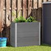 vidaXL Garden Raised Bed WPC 100x50x91 cm Grey