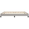 vidaXL Bed Frame without Mattress Light Grey Super King Fabric