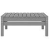 vidaXL 7 Piece Garden Lounge Set Grey Solid Pinewood