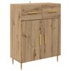 vidaXL Highboard Artisan Oak 69.5 x 34 x 180 cm Engineered Wood