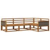 vidaXL Outdoor Sofa Set 4 pcs Natural Solid Acacia Wood
