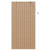 vidaXL Roller Blind with Curtains Manual Nature 110 x 220 cm Bamboo