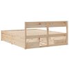 vidaXL Bed Frame without Mattress 140x200 cm Solid Wood Pine
