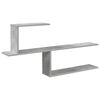 vidaXL Wall Shelf Concrete Grey 122 x 18 x 60 cm Engineered Wood