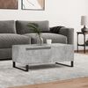 vidaXL Coffee Table Concrete Grey 90x50x36.5 cm Engineered Wood