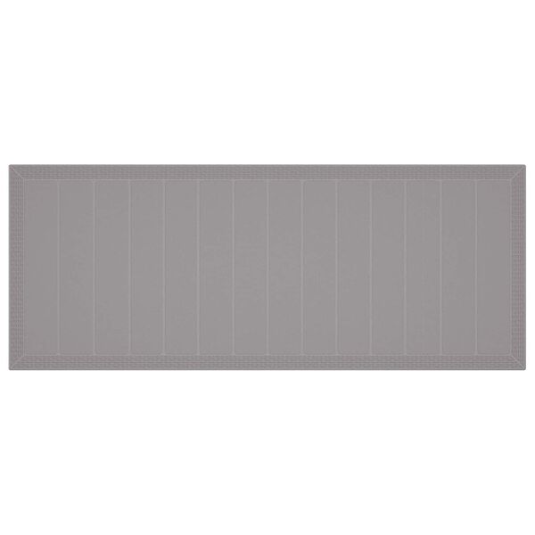 vidaXL Garden Dining Set 9 pcs Light Grey Polt rattan