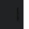 vidaXL Wall Mounted Cabinets 2 pcs Black Engineered Wood