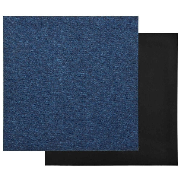 vidaXL Carpet 20 pcs Dark Blue 50 x 50 cm 100% Polypropylene