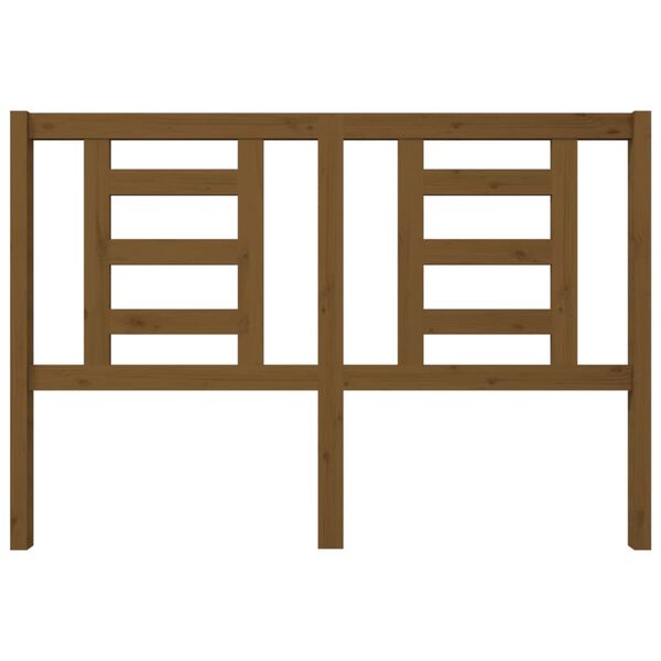 vidaXL Bed Headboard Honey Brown 146x4x100 cm Solid Wood Pine