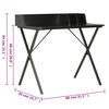 vidaXL Desk Black 80x50x84 cm