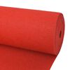 vidaXL Exhibition Carpet Plain 1x24 m Red