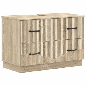 vidaXL Bathroom Sink Cabinet HOORN Sonoma Oak 82 x 41x 56 cm