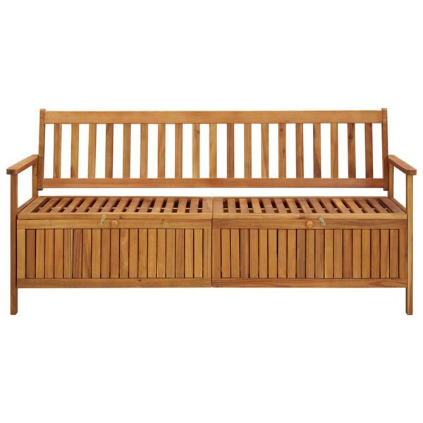 vidaXL Garden Storage Bench 170 cm Solid Acacia Wood