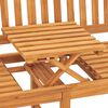 vidaXL 3-Seater Garden Bench with Table 150 cm Solid Teak Wood