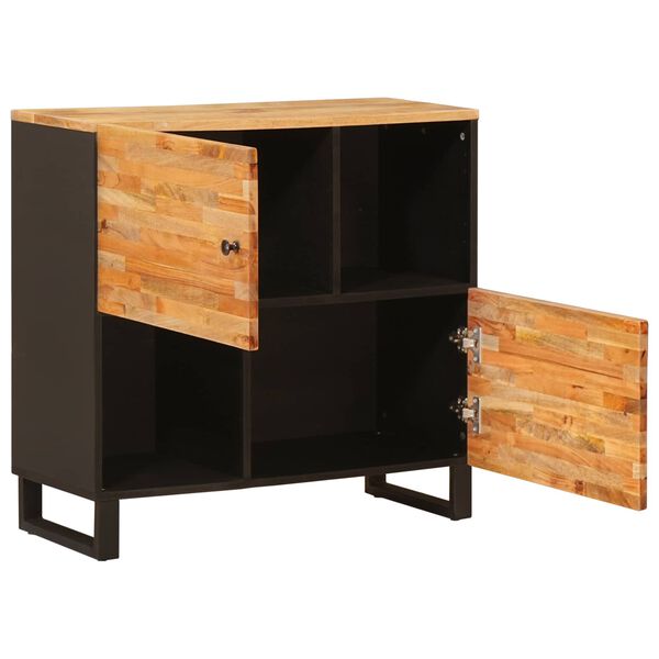vidaXL Side Cabinet Brown 80 x 33 x 75 cm Solid Mango Wood