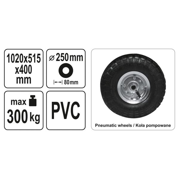 FLO Garden Cart 200 L 300 kg