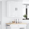 vidaXL Dishwasher Panel Lucca High Gloss White 80 x 31 x 80 cm
