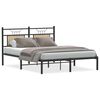 vidaXL Bed Frame without Mattress Sonoma Oak 137x190 cm Engineered Wood
