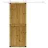 vidaXL Barn Door CORONA 80x210 cm Solid Wood Pine