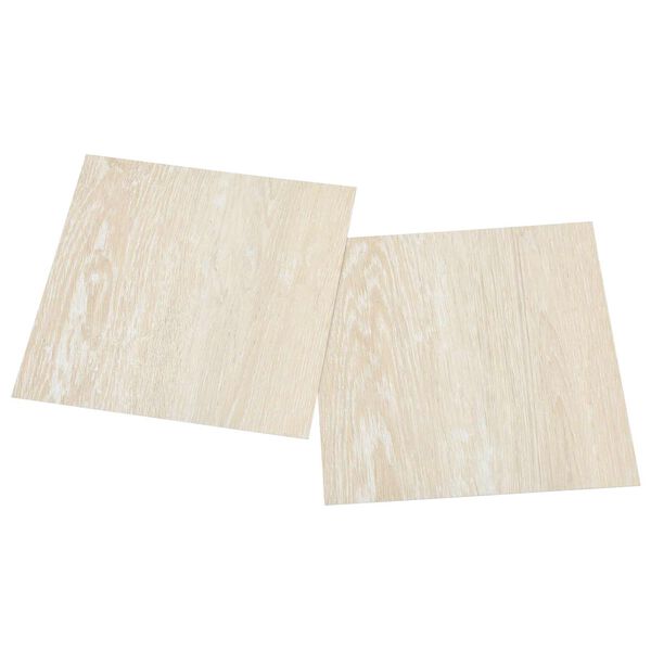vidaXL Flooring Planks 55 pcs Beige 5.11 m&sup2; PVC