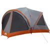 vidaXL Family Tent 10-Person Grey and Orange 460 x 430 x 214 cm