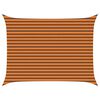 vidaXL Sun Shade Sail Orange and Brown 4 x 3 m 100% Polyester Oxford