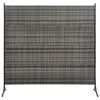 vidaXL Room Divider Poly Rattan Anthracite 175x180 cm
