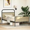 vidaXL Bed Frame without Mattress 90x190 cm Sonoma Oak Engineered Wood